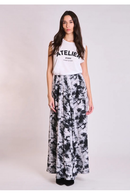 Γυναικείο στράπλες φόρεμα με print - Collectiva Noir Vale Dress Γυναικείο στράπλες φόρεμα με print - Collectiva Noir Vale Dress