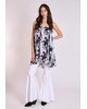 Γυναικείο στράπλες φόρεμα με print - Collectiva Noir Vale Dress Γυναικείο στράπλες φόρεμα με print - Collectiva Noir Vale Dress