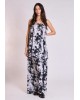 Γυναικείο στράπλες φόρεμα με print - Collectiva Noir Vale Dress Γυναικείο στράπλες φόρεμα με print - Collectiva Noir Vale Dress