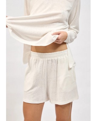 Γυναικείο σορτς - Collectiva Noir Raw Shorts