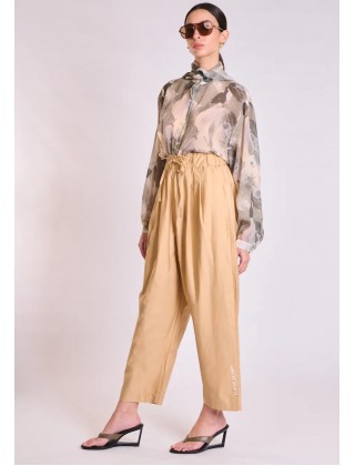 Γυναικείο μπεζ παντελόνι - Collectiva Noir Elm Pants