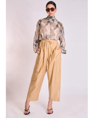 Γυναικείο μπεζ παντελόνι - Collectiva Noir Elm Pants