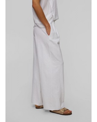 Γυναικείο λευκό παντελόνι φόρμα - Deha D22336