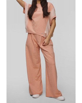 Γυναικεία oversized κοντομάνικη μπλούζα - Deha D22330