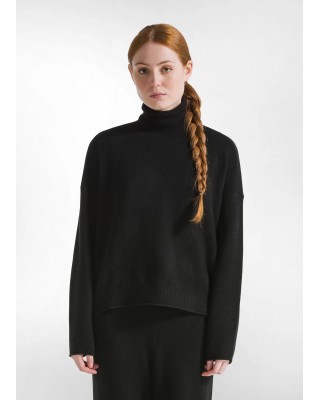 Γυναικεία μαύρη πλεκτή μπλούζα - Deha D12211 Γυναικεία μαύρη πλεκτή μπλούζα - Deha D12211