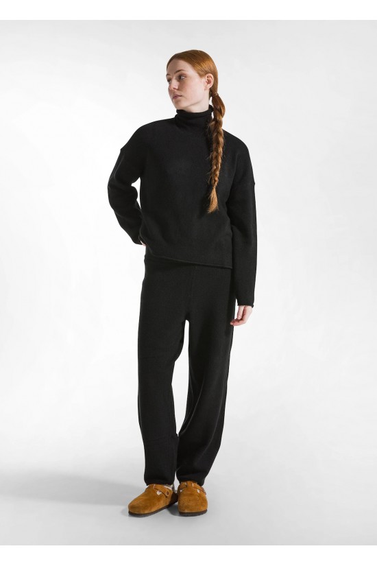 Γυναικεία μαύρη πλεκτή μπλούζα - Deha D12211 Γυναικεία μαύρη πλεκτή μπλούζα - Deha D12211