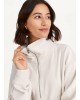 Women's beige rib pullover - DKNY DP3T9414 Women's beige rib pullover - DKNY DP3T9414