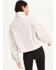 Women's beige rib pullover - DKNY DP3T9414 Women's beige rib pullover - DKNY DP3T9414