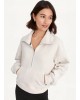 Women's beige rib pullover - DKNY DP3T9414 Women's beige rib pullover - DKNY DP3T9414
