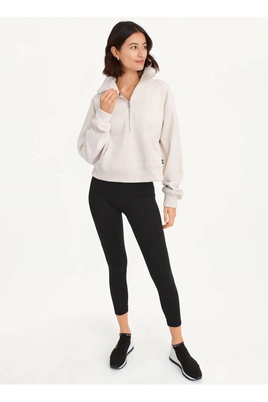 Women's beige rib pullover - DKNY DP3T9414 Women's beige rib pullover - DKNY DP3T9414