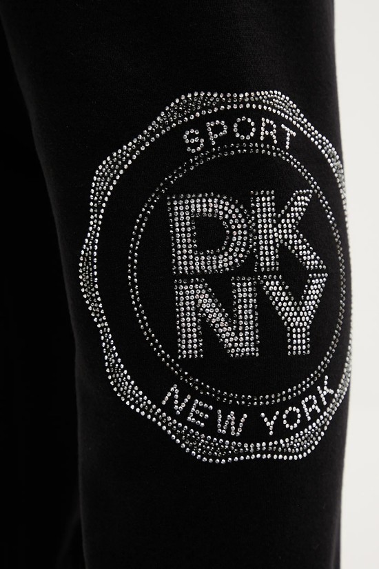Γυναικείο μαύρο παντελόνι φόρμας - DKNY DP5P3667 Γυναικείο μαύρο παντελόνι φόρμας - DKNY DP5P3667