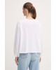 Γυναικεία λευκή μακρυμάνικη μπλούζα με logo - DKNY DJ5T1488 Γυναικεία λευκή μακρυμάνικη μπλούζα με logo - DKNY DJ5T1488