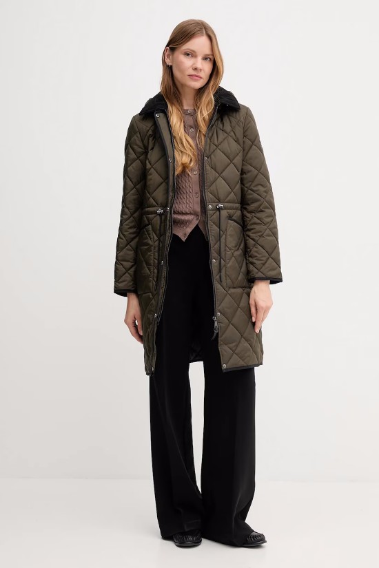 Γυναικείο λαδί καπιτονέ μπουφάν - DKNY DLEMPT76 Γυναικείο λαδί καπιτονέ μπουφάν - DKNY DLEMPT76