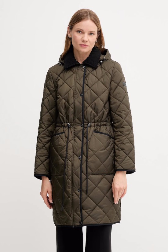 Γυναικείο λαδί καπιτονέ μπουφάν - DKNY DLEMPT76 Γυναικείο λαδί καπιτονέ μπουφάν - DKNY DLEMPT76