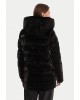 Γυναικείο puffer μαύρο μπουφάν - DKNY DLEMPS63  Γυναικείο puffer μαύρο μπουφάν - DKNY DLEMPS63