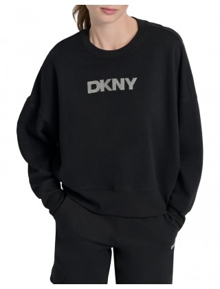 Γυναικείο μαύρο φούτερ - DKNY DP5T1370