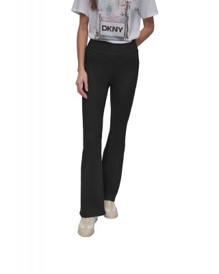 Γυναικείο μαύρο ψηλόμεσο τζιν καμπάνα - DKNY DJ4M4022