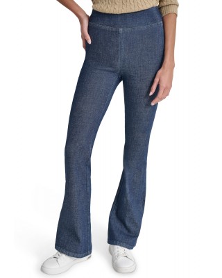 Γυναικείο σκούρο μπλε ψηλόμεσο τζιν καμπάνα - DKNY DJ4M4022