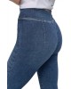 Γυναικείο μπλε ψηλόμεσο τζιν καμπάνα - DKNY DJ4M4022