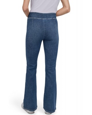 Γυναικείο μπλε ψηλόμεσο τζιν καμπάνα - DKNY DJ4M4022