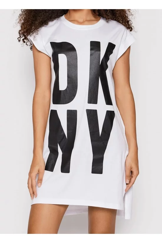 Γυναικεία μακριά μπλούζα με κοντό μανίκι - DKNY P1RHRB2M Γυναικεία μακριά μπλούζα με κοντό μανίκι - DKNY P1RHRB2M