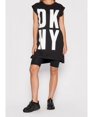 Γυναικεία μακριά μπλούζα με κοντό μανίκι - DKNY P1RHRB2M Γυναικεία μακριά μπλούζα με κοντό μανίκι - DKNY P1RHRB2M