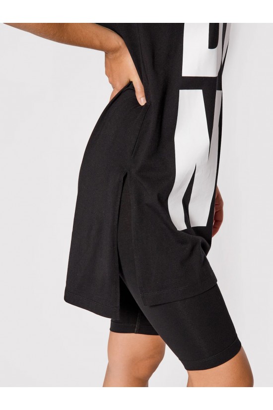 Γυναικεία μακριά μπλούζα με κοντό μανίκι - DKNY P1RHRB2M
