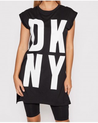 Γυναικεία μακριά μπλούζα με κοντό μανίκι - DKNY P1RHRB2M Γυναικεία μακριά μπλούζα με κοντό μανίκι - DKNY P1RHRB2M