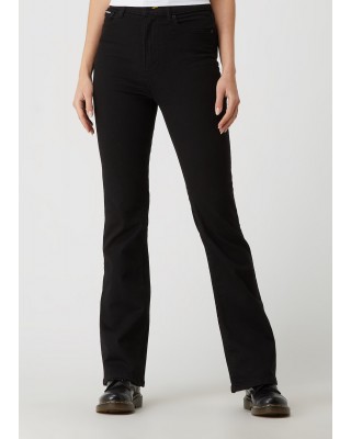 Γυναικείο ψηλόμεσο μαύρο τζιν καμπάνα - DKNY E1RK1756 Γυναικείο ψηλόμεσο μαύρο τζιν καμπάνα - DKNY E1RK1756