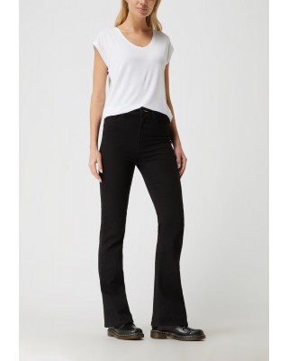 Γυναικείο ψηλόμεσο μαύρο τζιν καμπάνα - DKNY E1RK1756 Γυναικείο ψηλόμεσο μαύρο τζιν καμπάνα - DKNY E1RK1756