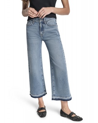 Γυναικείο ίσιο κοντό τζιν παντελόνι - DKNY DJ6C4207 Γυναικείο ίσιο κοντό τζιν παντελόνι - DKNY DJ6C4207