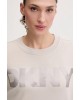 Γυναικείο εκρού oversized φούτερ - DKNY DP6T1561