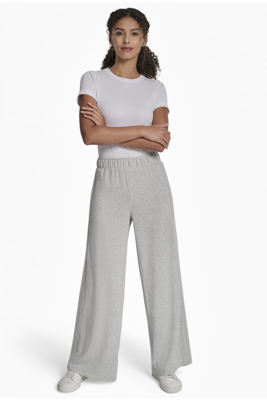 Γυναικείο γκρι παντελόνι φόρμας με παγιέτα - DKNY DJ6P3115