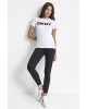 Γυναικεία λευκή κοντομάνικη μπλούζα - DKNY DP5T9923