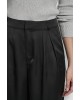 Γυναικεία μαύρη ψηλόμεση παντελόνα με πιέτα - DKNY DJ5P3100