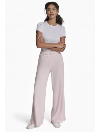 Γυναικείο ροζ παντελόνι φόρμας με παγιέτα - DKNY DJ6P3115