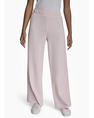 Γυναικείο ροζ παντελόνι φόρμας με παγιέτα - DKNY DJ6P3115