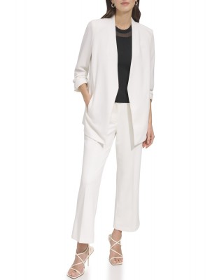 Γυναικείο ivory σακάκι με 3/4 μανίκι - DKNY P9RCAAWI