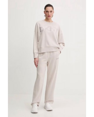 Γυναικείο εκρού oversized φούτερ - DKNY DP6T1561