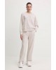 Γυναικείο εκρού oversized φούτερ - DKNY DP6T1561