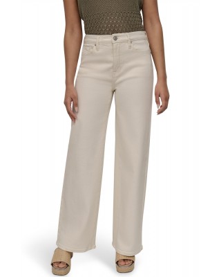 Γυναικείο ίσιο εκρού τζιν παντελόνι - DKNY DJ5M4076