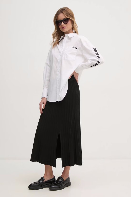 Γυναικείο λευκό πουκάμισο - DKNY E31MIRDM