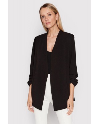 Γυναικείο μαύρο σακάκι με 3/4 μανίκι - DKNY P9RCAAWI