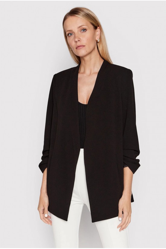 Γυναικείο μαύρο σακάκι με 3/4 μανίκι - DKNY P9RCAAWI