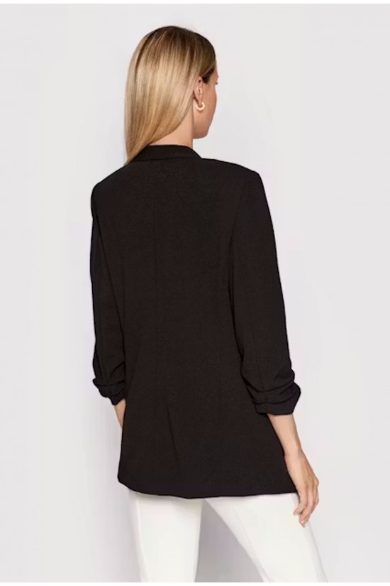 Γυναικείο μαύρο σακάκι με 3/4 μανίκι - DKNY P9RCAAWI