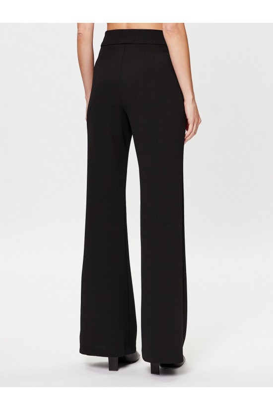 Γυναικείο μαύρο ψηλόμεσο flare παντελόνι - DKNY P2RKAO19