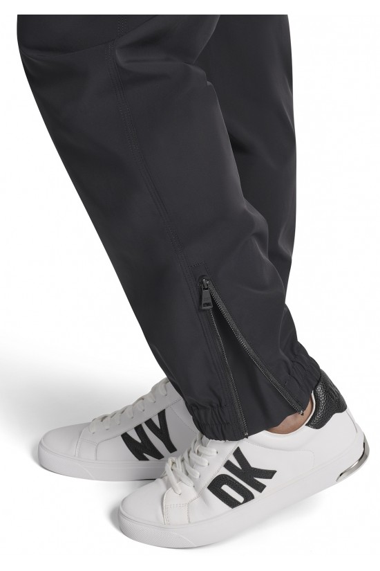 Γυναικείο μαύρο ψηλόμεσο παντελόνι cargo - DKNY DJ5P3087