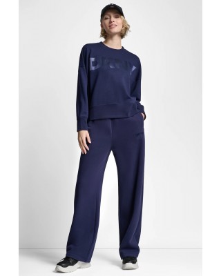 Γυναικείο μπλε oversized φούτερ - DKNY DP6T1561