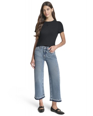 Γυναικείο ίσιο κοντό τζιν παντελόνι - DKNY DJ6C4207