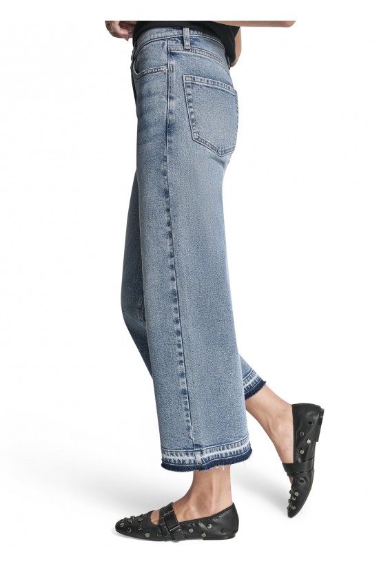 Γυναικείο ίσιο κοντό τζιν παντελόνι - DKNY DJ6C4207